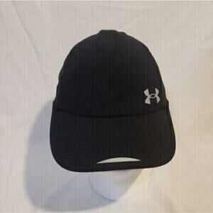 Women's UA Iso-Chill Launch Run Hat Black Adjustable Ventilated Under Armour